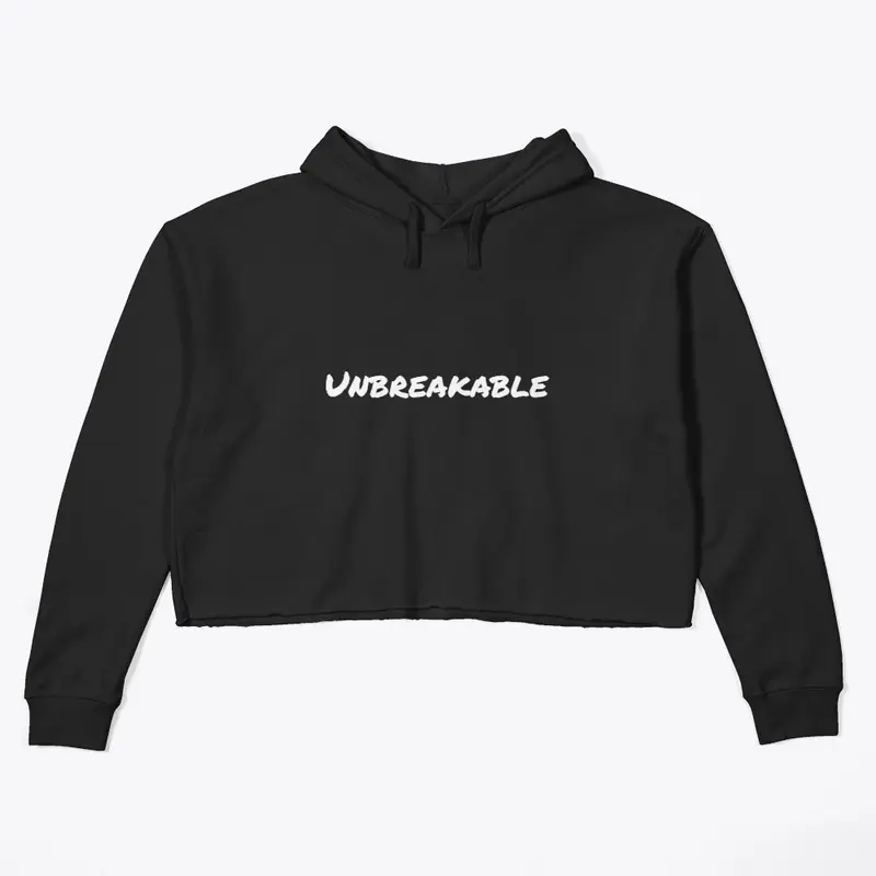 Unbreakable Crop Hoodie