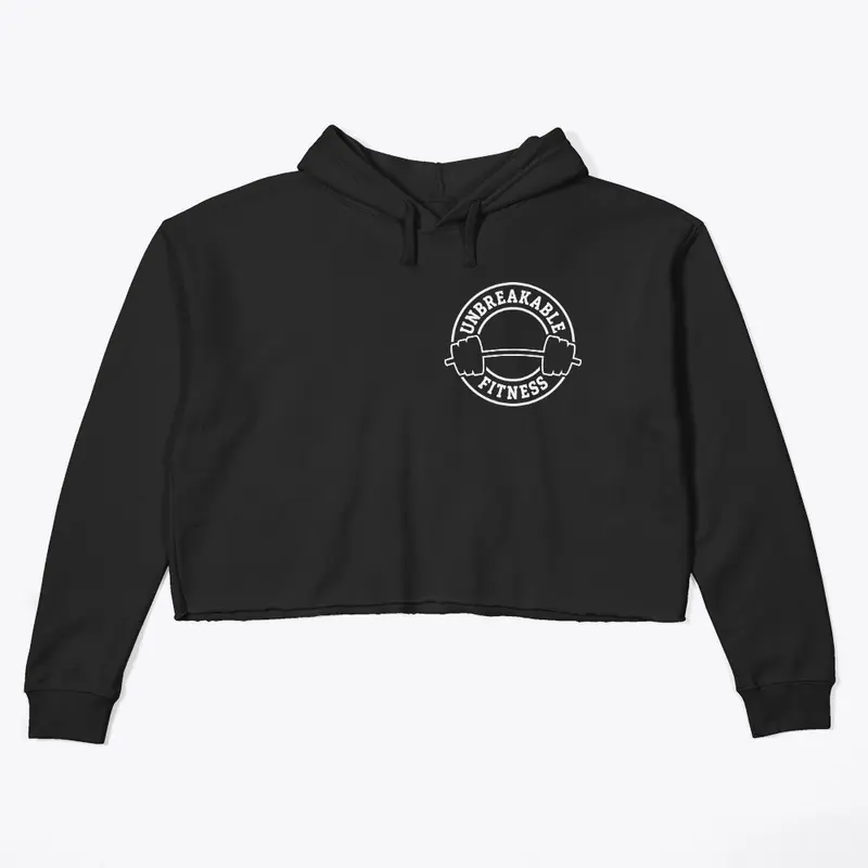 Unbreakable Crop Hoodie Logo